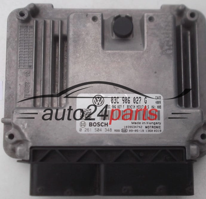 Μονάδα Ελέγχου Κινητήρα VOLKSWAGEN GOLF 1.4 TSI BOSCH 0 261 S04 348,  03C 906 027 G
