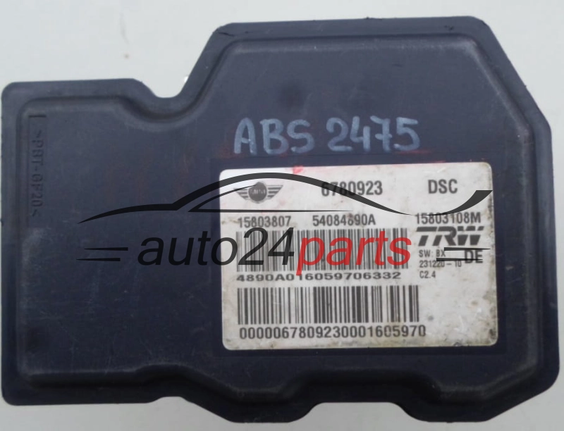 Bomba de abs MINI COOPER 66315032, 6780923, 15803807, 15803108M