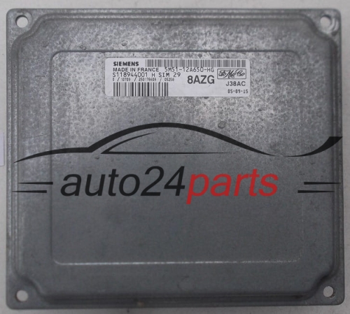 CALCULATEUR MOTEUR FORD FOCUS 1.6 16V SIEMENS S118944001 H,  FoMoCo 5M51-12A650-HGG