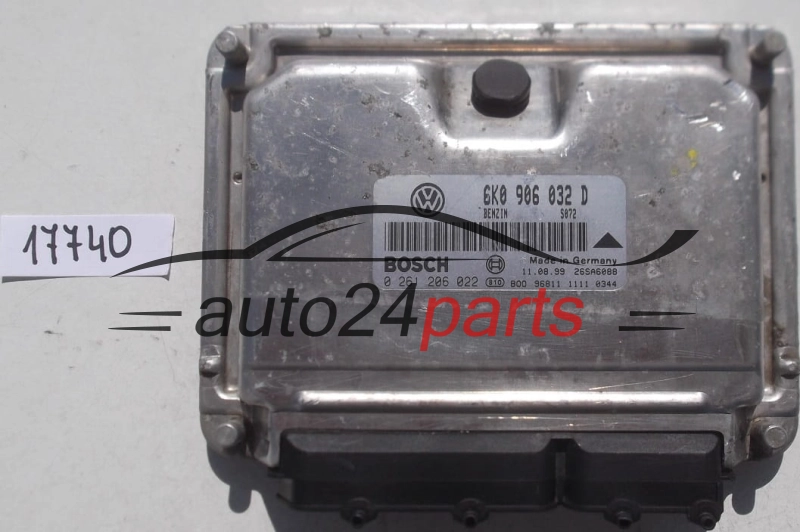 Centralina do motore SEAT IBIZA 1.4 BOSCH 0261206022 6K0906032D
