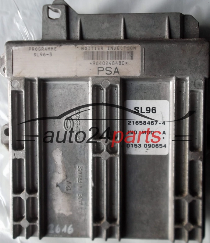 CENTRALINA DO MOTORE PEUGEOT 406 1.8 SAGEM 21658467-4, 216584674, PSA 9640248480 SL96-3