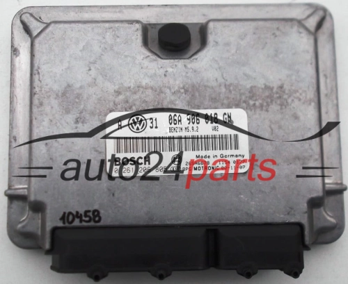 KOMPUTER STEROWNIK SILNIKA VW VOLKSWAGEN GOLF IV 2.0, BOSCH 0 261 206 805, 0261206805, 06A 906 018 GN, 06A906018GN 