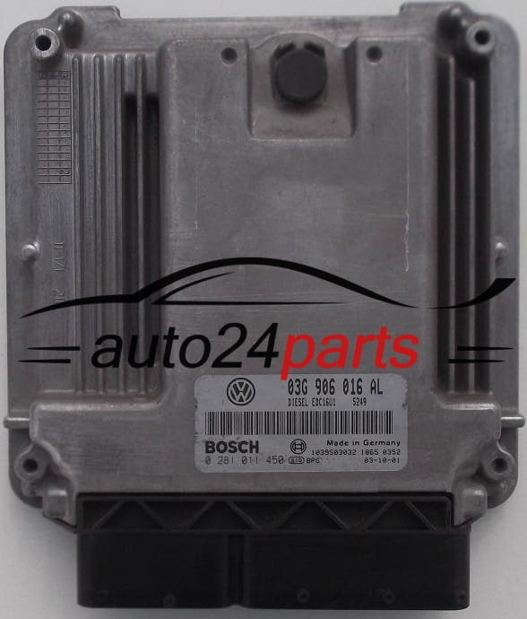 ECU CENTRALITA DE MOTOR VW VOLKSWAGEN TOURAN 2.0 TDI 03G906016AL, BOSCH 0281011450
