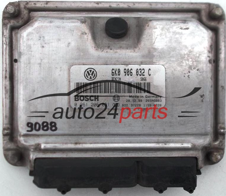 KOMPUTER STEROWNIK SILNIKA SEAT IBIZA CORDOBA VARIO 1.4 MPI 6K0 906 032 C, 6K0906032C, BOSCH 0 261 206 031, 0261206031, 26SA5883