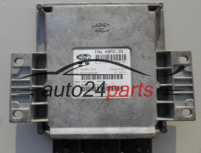 MOTORSTEUERGERÄT ECU STEUERGERÄT PEUGEOT Magneti Marelli IAW 48P2.39,  HW 16469034, 9642606280, SW 16381044, 9642184180
