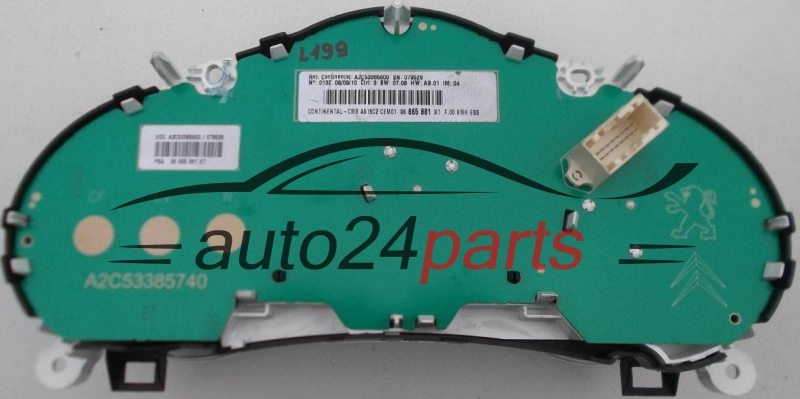 QUADRO STRUMENTI CRUSCOTTO CONTACHILOMETRI PEUGEOT CITROEN A2C53385740