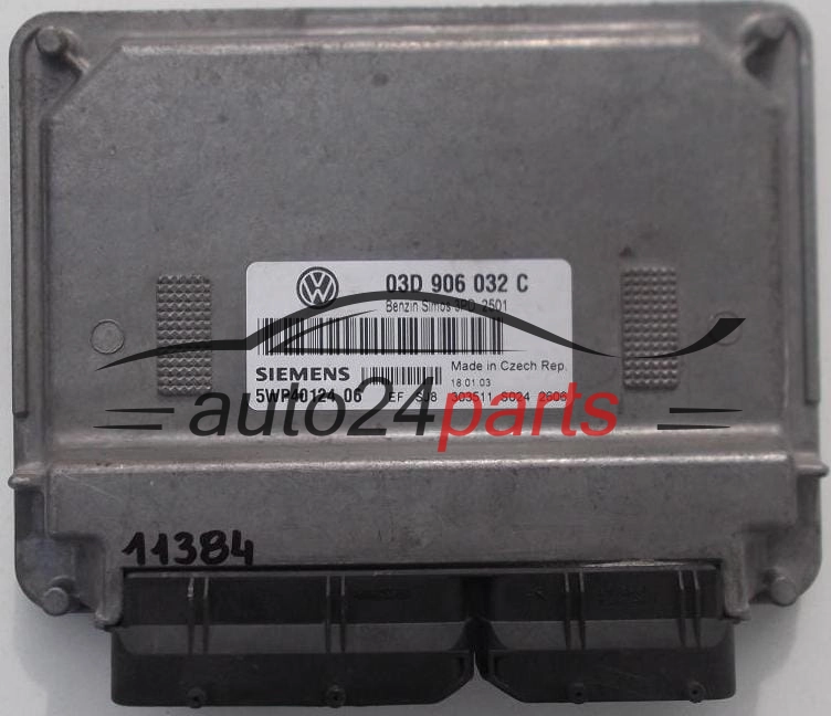KOMPUTER STEROWNIK SILNIKA VW VOLKSWAGEN POLO 1.2, SIEMENS 5WP40124 03