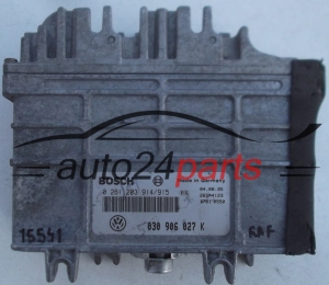 KOMPUTER STEROWNIK SILNIKA VW POLO 030906027K, 030 906 027 K, BOSCH 0261203914, 0261203915 