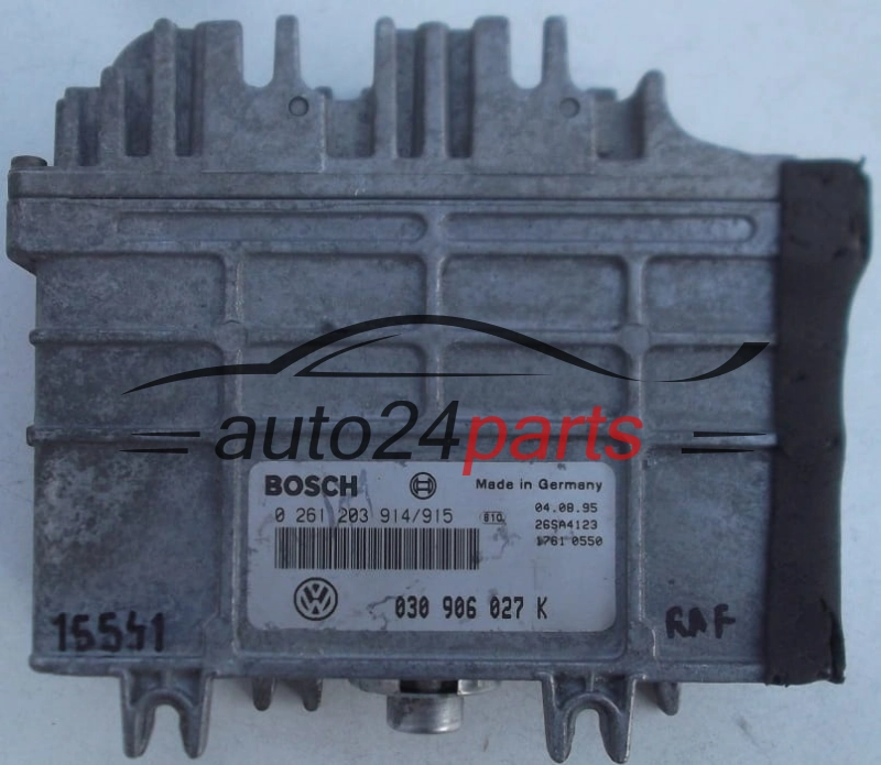 KOMPUTER STEROWNIK SILNIKA VW POLO 030906027K, 030 906 027 K, BOSCH 0261203914, 0261203915 