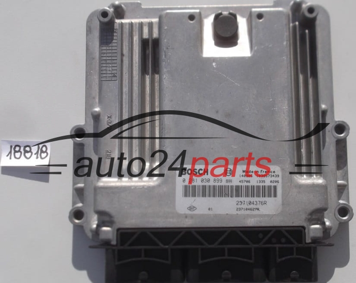 KOMPUTER STEROWNIK SILNIKA RENAULT CAPTUR CLIO 1.5 DCI BOSCH 0 281 030 899, 0281030899, 237104376R 