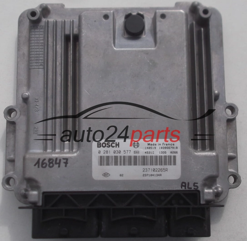 CENTRALINA MOTORE RENAULT MASTER 2.3 DCI BOSCH 0 281 030 577, 0281030577, 237102265R, 237104134R