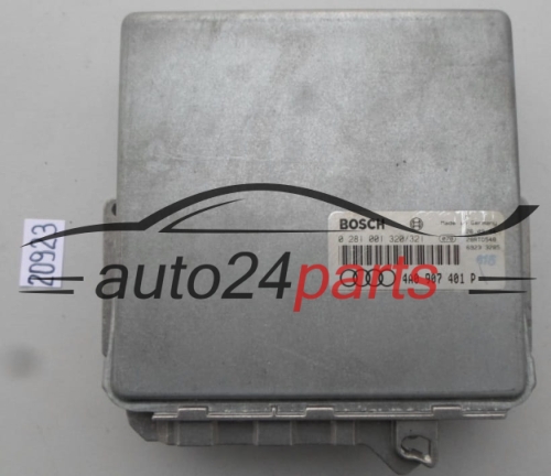 CALCULATEUR MOTEUR AUDI A6 2.5 TDI BOSCH 0 281 001 320/321, 0281001320, 4A0 907 401 P, 4A0907401P