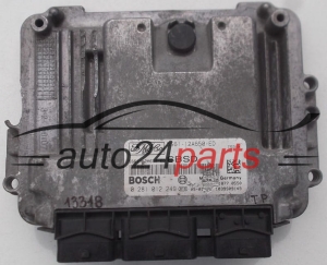 Μονάδα Ελέγχου Κινητήρα FORD FIESTA 1.6 TDCI BOSCH 0 281 012 249, 0281012249, FoMoCo 5S61-12A650-ED, 5S6112A650ED 