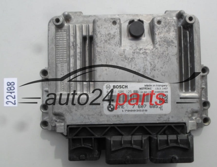 CALCULATEUR MOTEUR MINI COOPER 1.6 BOSCH 0 261 S06 125, 0261S06125, DME 7607685, DME7607685