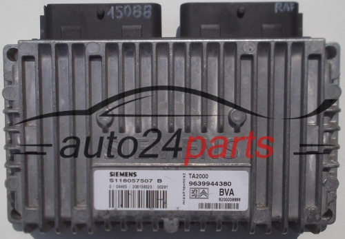 KOMPUTER STEROWNIK SILNIKA PEUGEOT 406 SIEMENS S118057507 B, S118057507B, 9639944380