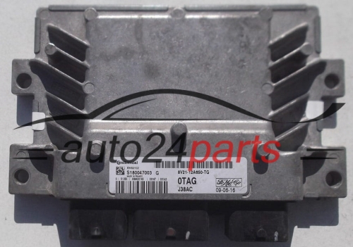 MOTORSTEUERGERÄT ECU STEUERGERÄT  FORD FIESTA 1.4 CONTINENTAL S180047003 G,  FoMoCo 8V21-12A650-TG