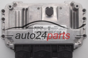 ECU ENGINE CONTROLLER CITROEN C4 1.6 BOSCH 0 261 201 609, 0261201609, 96 659 585 80, 9665958580, 9652552380, ME7.4.5 