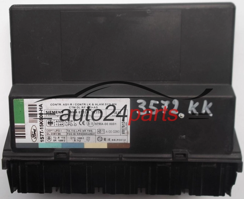 1S7T15K600HA, 1S7T-15K600-HA, SIEMENS 5WK48732A, 5WK4 8732A