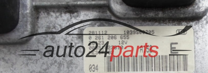 CENTRALINA DO MOTORE FIAT STILO 2.4 20V BOSCH 0 261 206 655, 0261206655, 00551823810
