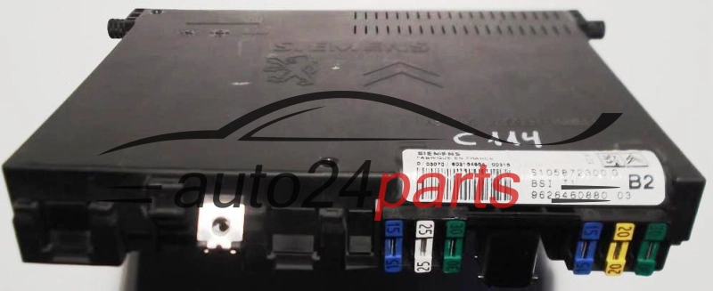 KOMFORTSTEUERGERÄT PEUGEOT 206 BSI T1 B2 SIEMENS S105872300G, S105872300 G, 9626460880 03 