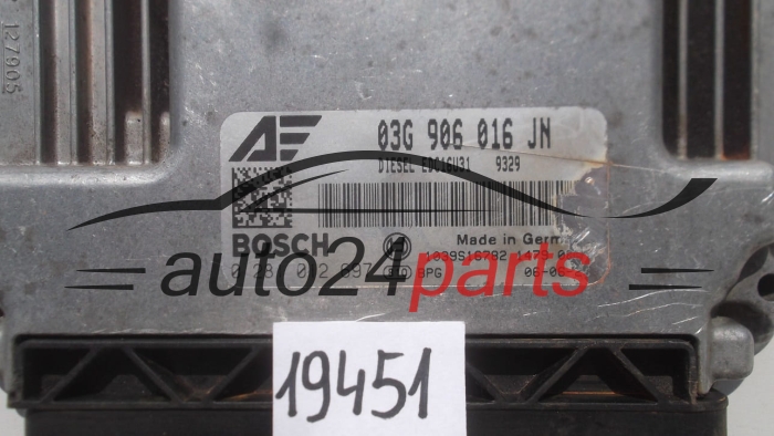 Centralina do motore SEAT ALHAMBRA 2.0 TDI BOSCH 0281012697 03G906016JN EDC16U31