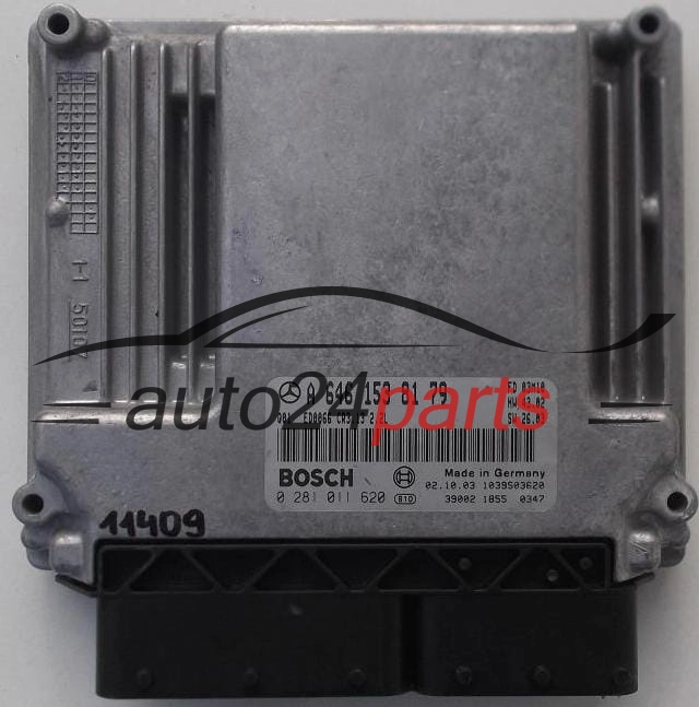 CALCULATEUR MOTEUR MERCEDES W203 C200 BOSCH 0 281 011 620, 0281011620, A 646 153 81 79, A6461538179
