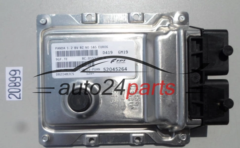 Μονάδα Ελέγχου Κινητήρα FIAT PANDA 1.2 52045264, 9GF.TE, 9GFTE