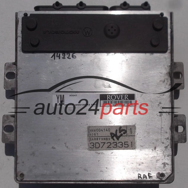 KOMPUTER STEROWNIK SILNIKA ROVER 25 45 MG ZR 1.4 NNN100743 A0047 YM NNW004140 4161
