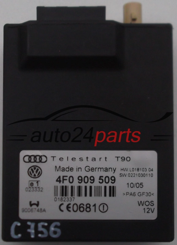 Centralina modulo comfort TELESTART T90 VOLKSWAGEN AUDI 4F0 909 509, 4F0909509