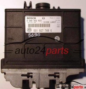 GETRIEBESTEUERGERÄT GETRIBESTEUERUNG VW VOLKSWAGEN POLO LUPO 1.4 BOSCH 0260002537, 0 260 002 537, 001927749G, 001 927 749 G 