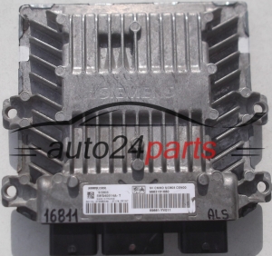KOMPUTER STEROWNIK SILNIKA CITROEN C2 C3 1.4 HDI SIEMENS 5WS40514A-T, 5WS40514AT, 9663181680 89661-YV011 - 