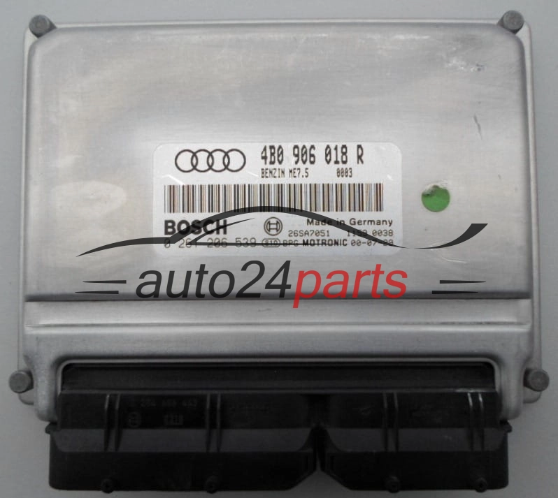 ECU CENTRALITA DE MOTOR  AUDI 1.8 T BOSCH 0 261 206 539,  4B0 906 018 R