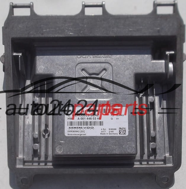ECU ENGINE CONTROLLER MERCEDES W169 A170 1.7 CDI SIEMENS VDO 5WK90942, A 266 153 67 79, A2661536779, A 001 446 03 40, A0014460340 
