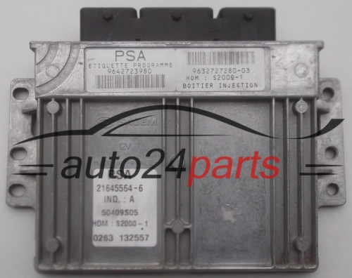 CENTRALINA MOTORE CITROEN PEUGEOT 1.8 16V Sagem 21645564-6,  PSA 9642723980, 9632727280-03