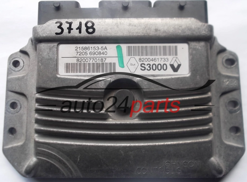 CENTRALINA MOTORE RENAULT Johnson Controls 21586153-5A,  8200770187