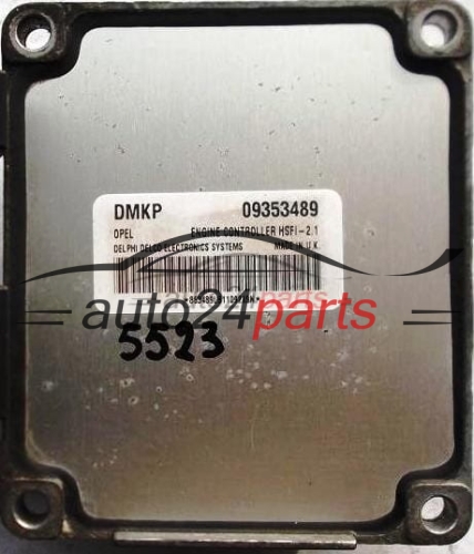 ECU ENGINE CONTROLLER OPEL ASTRA ZAFIRA DELPHI DELCO 09353489 DMKP, 09353489DMKP, HSFI-2.1