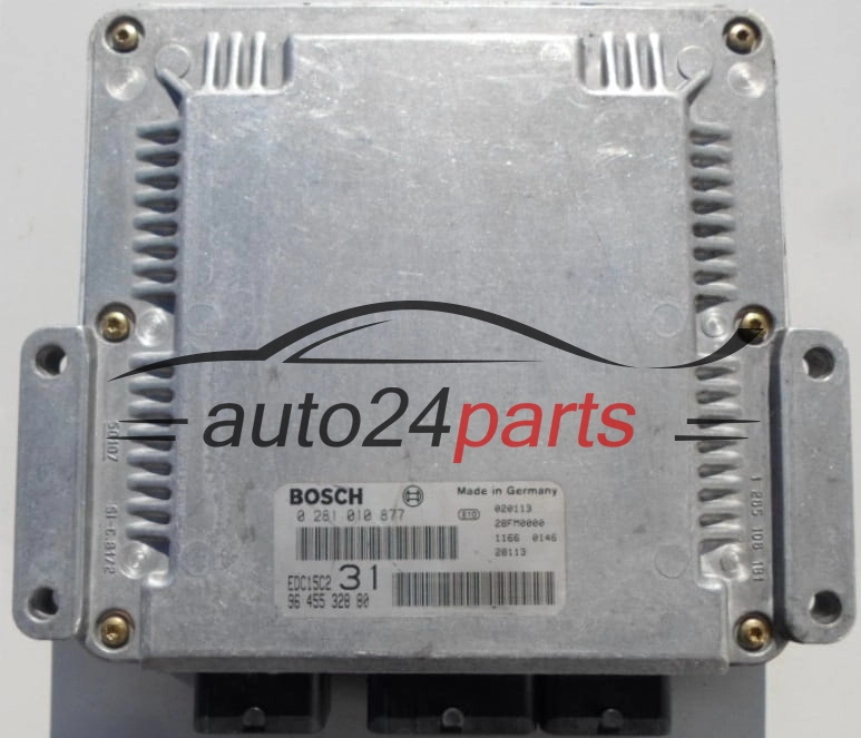 Μονάδα Ελέγχου Κινητήρα PEUGEOT 2.2 HDI BOSCH 0 281 010 877,  96 455 328 80