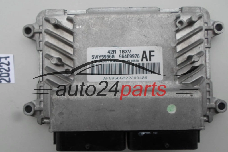 KOMPUTER STEROWNIK SILNIKA CHEVROLET AVEO 1.2 5WY5956G, 96469978 AF