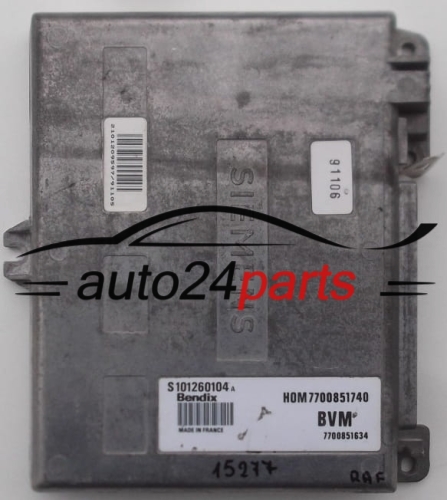 RENAULT ESPACE BENDIX S101260104 A, S101260104A, 7700851740, 7700851634