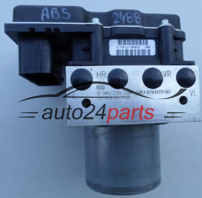 POMPE HYDRAULIQUE ET CALCULATEUR d'ABS BMW X1 BOSCH 0 265 239 288, 0265239288, 34516791272-01, 3451679127201, 0265951973