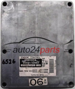 CENTRALITA DE MOTOR TOYOTA YARIS 1.0 89661-52063, 8966152063, 211000-7213, 2110007213, 1SZ-FE MT