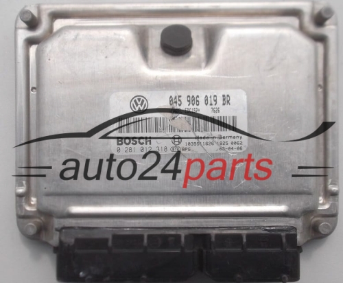 ECU CENTRALITA DE MOTOR SEAT IBIZA SKODA FABIA OCTAVIA 1.4 TDI BNM 045 906 010 BR, 045906019BR, BOSCH 0 281012 318, 0281012318, 1039S11626