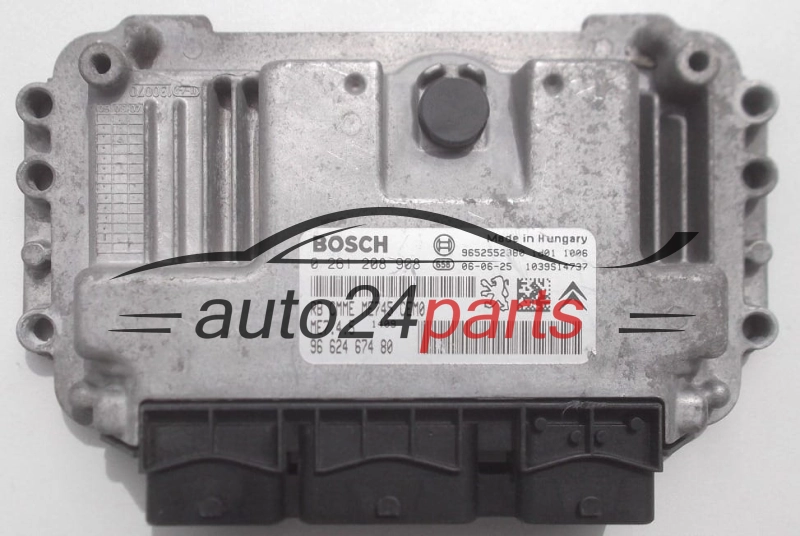 Μονάδα Ελέγχου Κινητήρα CITROEN PEUGEOT 1.6 BOSCH 0 261 208 908,  96 624 674 80