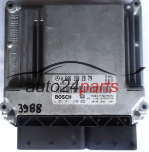 CALCULATEUR MOTEUR MERCEDES W203 200 CDI BOSCH 0281011930, 0 281 011 930, A6461502879, A 646 150 28 79, 6461502879, Q02 ED0072 CR3.44 1039S05776