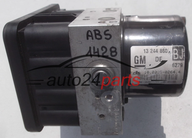 ABS CENTRALINA POMPA OPEL ASTRA H ZAFIRA B GM 13 244 860 BJ, ATE 10.0206-0264.4, 10020602644, 10.0960-0570.3, 10096005703