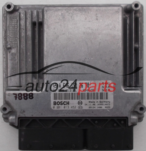 CALCULATEUR MOTEUR MERCEDES VITO VIANO 2.2 CDI BOSCH 0 281 013 452,  A 646 150 26 78
