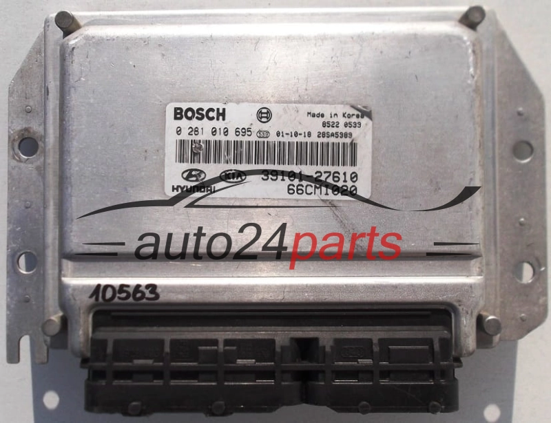 KOMPUTER STEROWNIK SILNIKA HYUNDAI MATRIX 1.5 CRDI BOSCH 0 281 010 695, 0281010695, 39101-27610, 3910127610