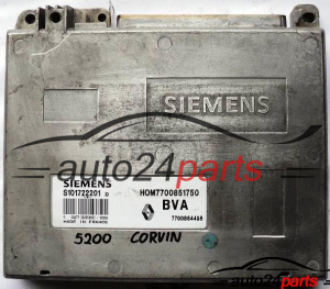 MOTORSTEUERGERÄT ECU STEUERGERAT RENAULT SAFRANE 3.0 SIEMENS S101722201D, S101722201 D, 101722201, HOM7700851750, HOM 7700851750, 7700864498
