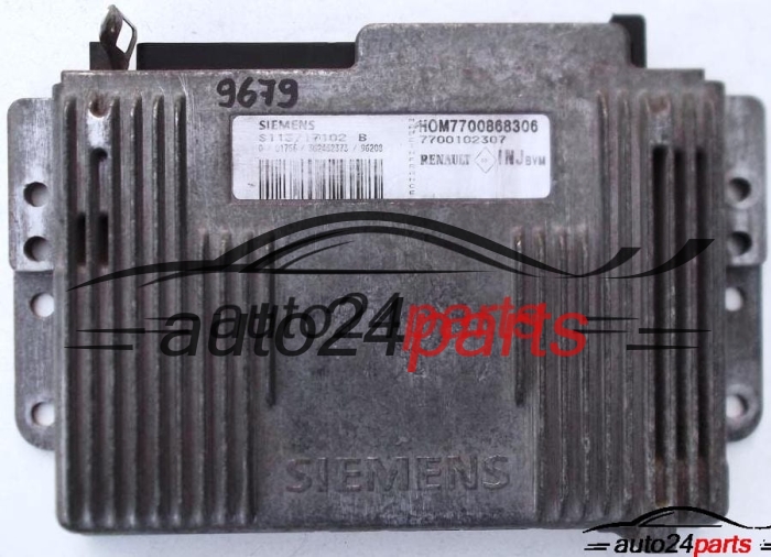 CENTRALINA DO MOTORE RENAULT MEGANE 2.0, SIEMENS S113717102B, HOM7700868306