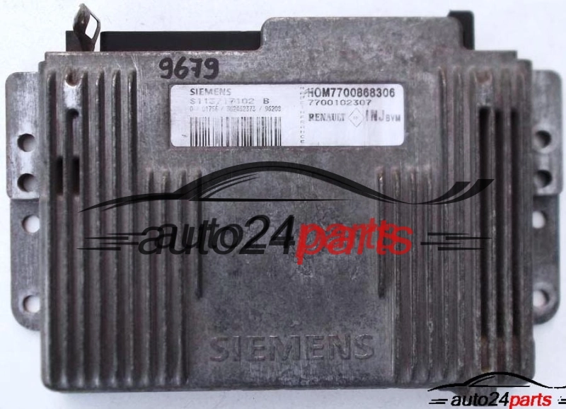 CENTRALINA DO MOTORE RENAULT MEGANE 2.0, SIEMENS S113717102B, HOM7700868306